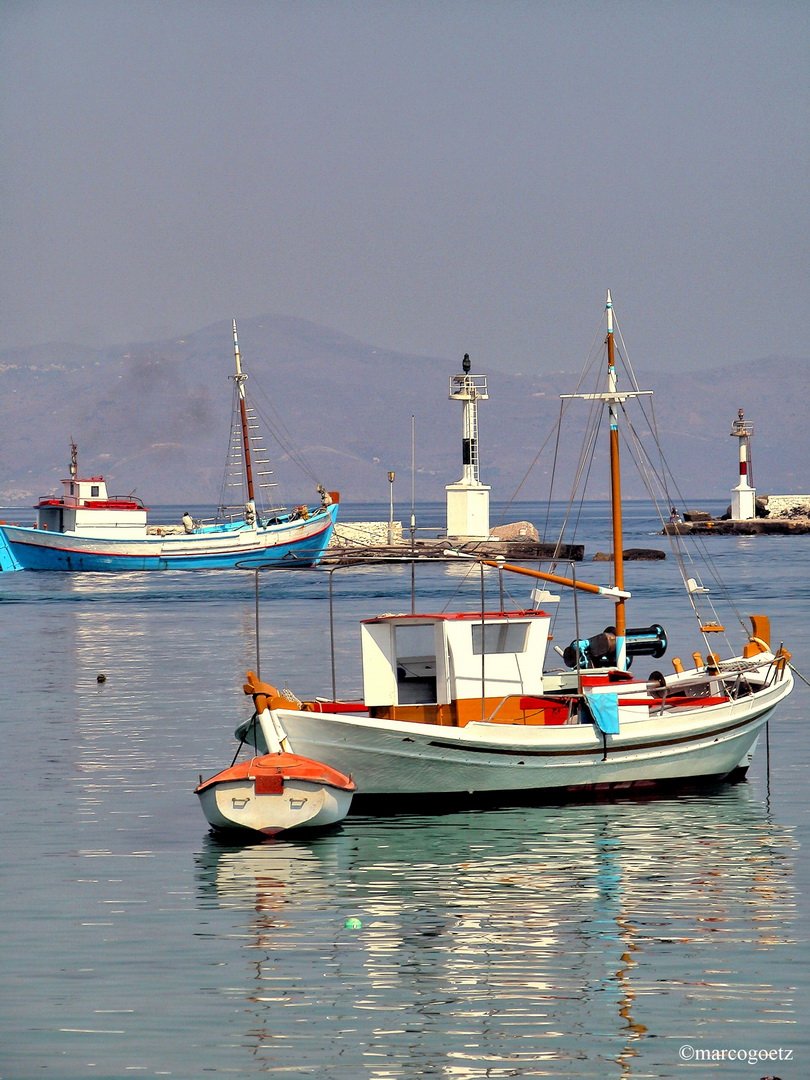 FISCHERBOOTE MYKONOS GRIECHENLAND 